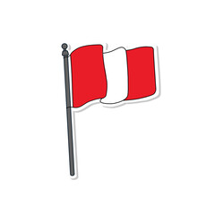 Peru, peru, Perú, vector, símbolo, simbolo, bandera, flag, symbol  © Orlando_O