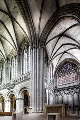 Fototapeta premium Notre Dame Cathedral of Bayeux Interior