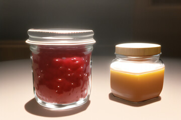 Jar of Honey and Jam