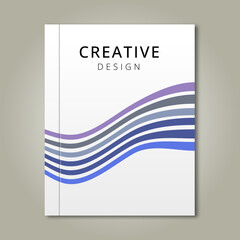 Fototapeta premium Business brochure report design template.