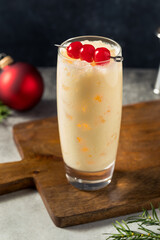 Cold Refreshing Advocaat Snowball Cocktail