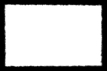 Obraz premium Use this border or frame with your digital art, photographs, illustrations, websites, print and other graphics. Grunge style worn and faded edges. Transparent PNG image.