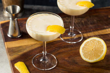 Boozy Refreshing Advocaat Canary Flip Cocktail