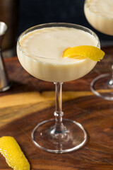 Boozy Refreshing Advocaat Canary Flip Cocktail