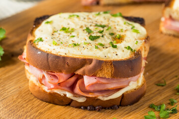 Homemade Croque Monsieur Sandwich