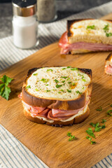 Homemade Croque Monsieur Sandwich