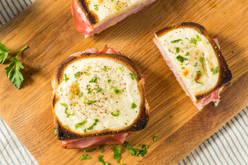 Homemade Croque Monsieur Sandwich