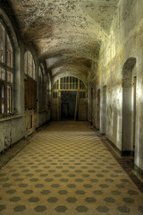 Fototapeta na wymiar Beelitz Heilstätten Lost Place Sanatorium Lungenheilstätte