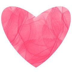 Pink heart shape. Romantic love valentines day