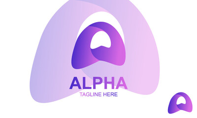 Initial Letter A Logo Design Template. Modern Letter Logo Design.