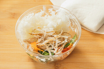 はんぺんで作る野菜天の材料