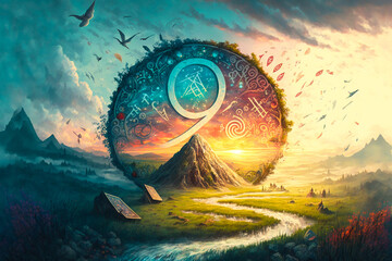 Sigils and Magic Landscape Art
