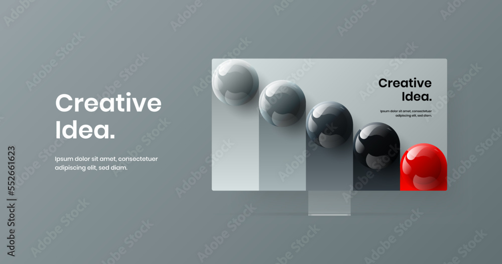 Poster isolated website screen design vector template. colorful desktop mockup web project illustration.