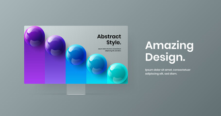 Amazing computer monitor mockup site screen template. Original landing page design vector illustration.