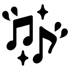 Fotobehang music notes solid icon © Grapgraphic49