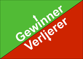 Gewinner und Verlierer