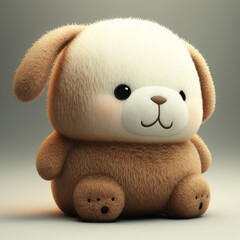 Generative AI.   Plush Stuffy No.43