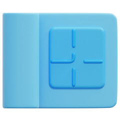 plan 3d render icon illustration