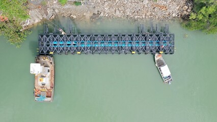 Operaciones Marinas en la ribieras del canal de Panama