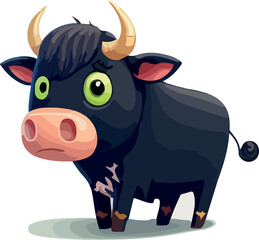 Cute vector cow