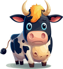 Cute vector cow