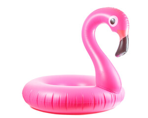 Flamingo print. Pink pool inflatable flamingo for summer beach i