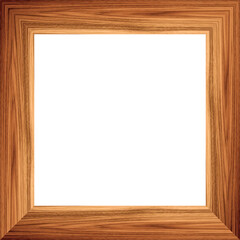 Quadratischer Bilderrahmen aus Holz