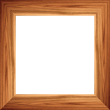 Quadratischer Bilderrahmen aus Holz
