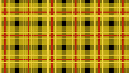 yellow and red and black checkered seamless pattern as a background