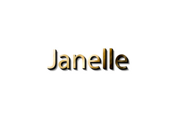 JANELLE NAME 3D 