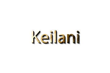 KEILANI NAME 3D 