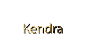 KENDRA 3D NAME 