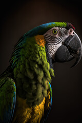 Obraz premium Colourful portrait of beautiful parrot