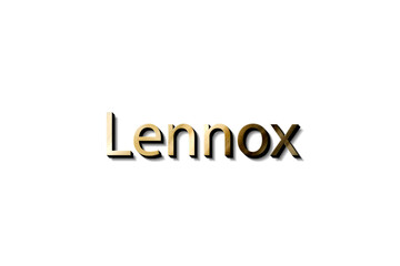 LENNOX 3D NAME 