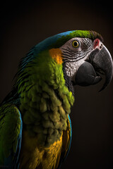 Obraz premium Colourful portrait of beautiful parrot