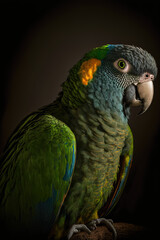Obraz premium Colourful portrait of beautiful parrot