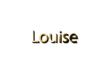 LOUISE NAME 3D