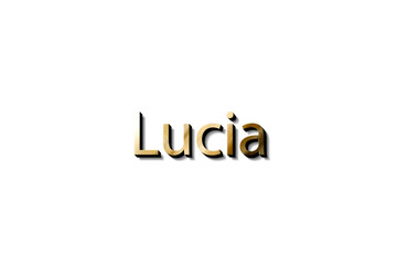 LUCIA NAME MOCKUP
