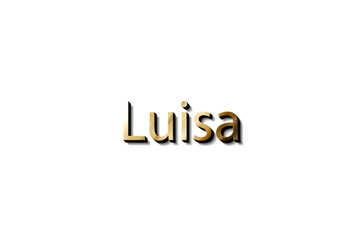 LUISA 3D NAME 