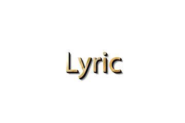 LYRIC 3D MOCKUP