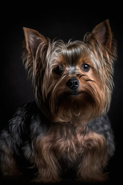 Beautiful Yorkshire Terrier Portrait