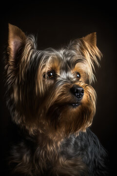 Beautiful Yorkshire Terrier Portrait