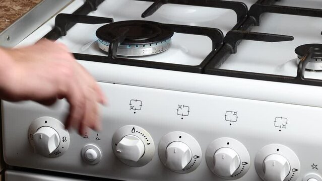  Gas supply to gas stove burner has been cut off.