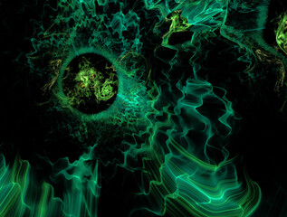 Obraz premium Imaginatory fractal abstract background Image