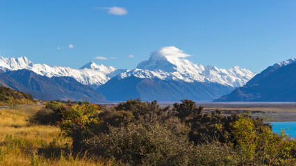 Mount Cook, Southern Alps, New Zealand