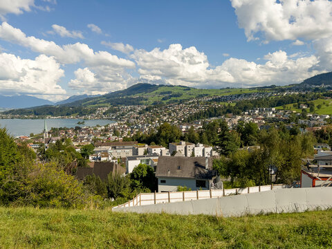 Richterswill on Lake Zurich in Switzerland.