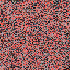  Hexagonal Maze pattern abstract illustration