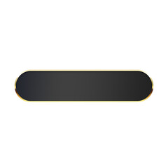 black banner bar and flag gold rim