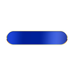 blue banner bar and flag gold rim