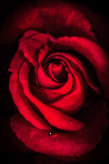 10x shots focus stacked of a red rose, Valgioie, Piedmont, Italy